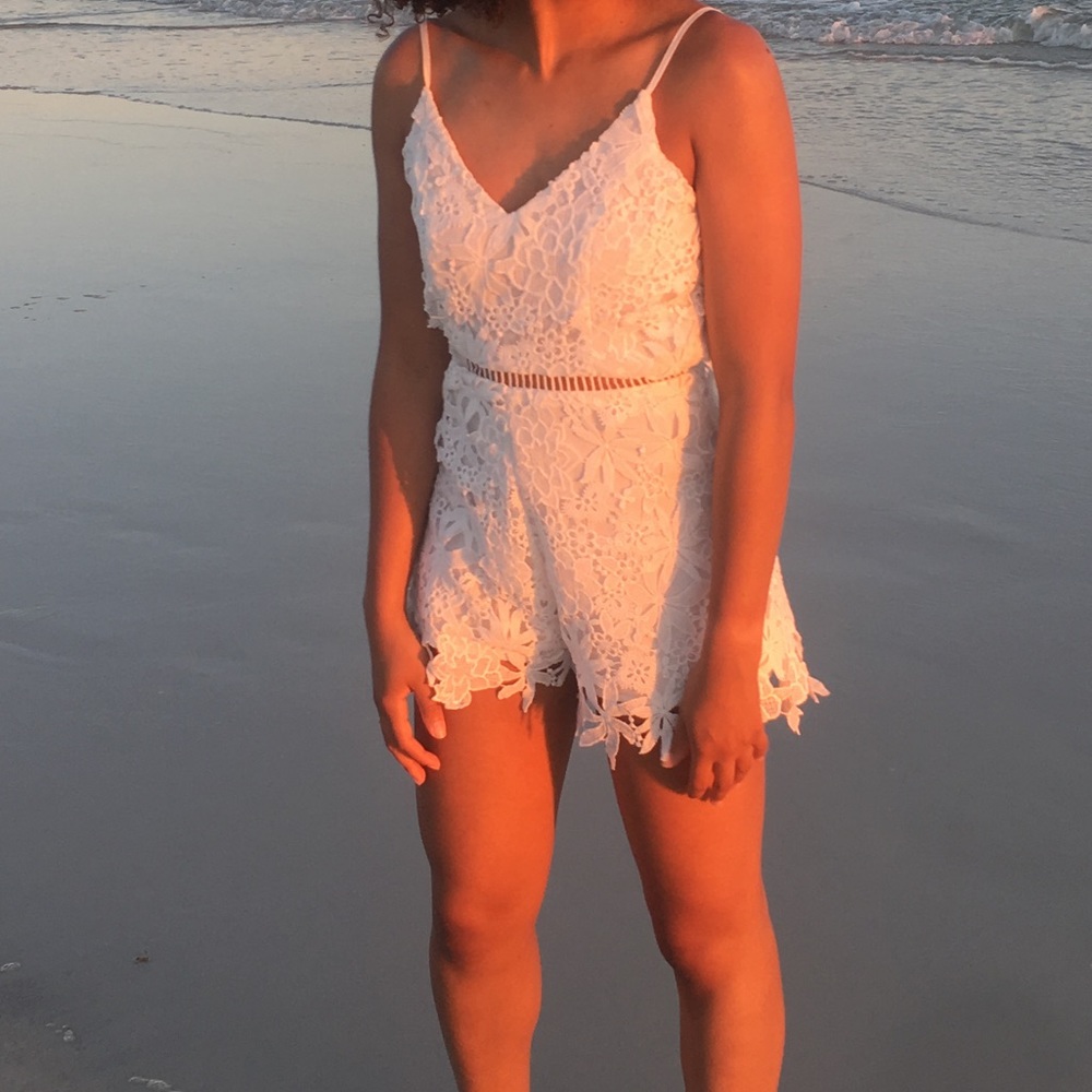 Lace romper